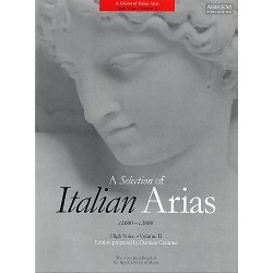 A Selection Of Italian Arias Volume 2: High Voice