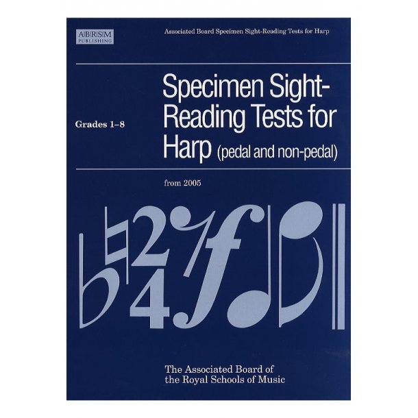 Specimen Sight-Reading Tests for Harp: Grades 1-8