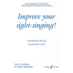 Improve Your Sight-Singing! Elementary - Low/Medium Voice (Treble)