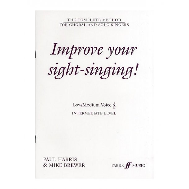 Improve Your Sight-Singing! Intermediate Low/Medium Voice (Treble)