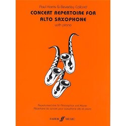 Concert Repertoire For Alto Saxophone