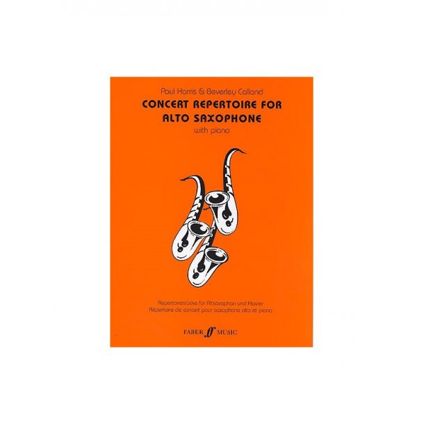 Concert Repertoire For Alto Saxophone