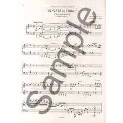 Ludwig Van Beethoven: Sonata In F Minor For Piano Op.57 (Appassionata)