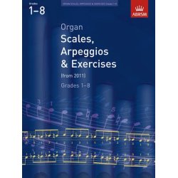 ABRSM Organ Scales, Arpeggios And Exercises: From 2011 (Grades 1-8)