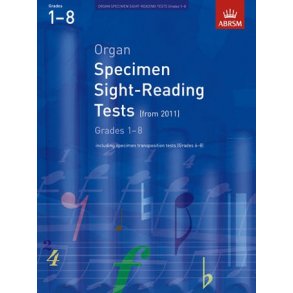 ABRSM Organ Specimen Sight-Reading Tests: From 2011 (Grades 1-8)