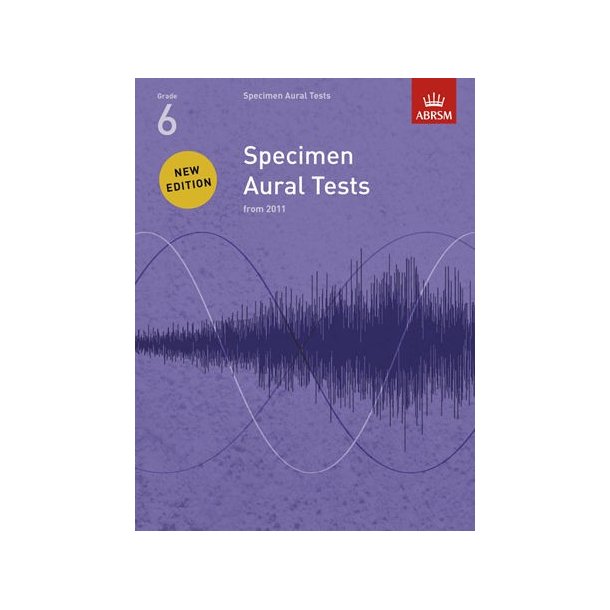 ABRSM Specimen Aural Tests - Grade 6 (2011+) Book Only