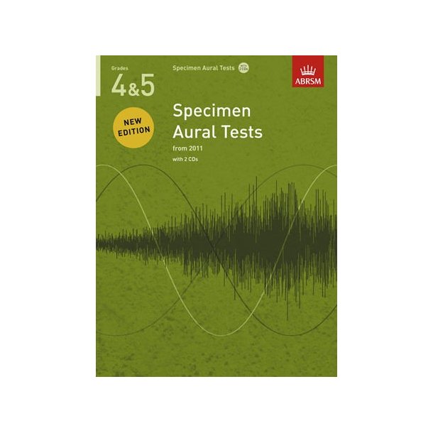 ABRSM Specimen Aural Tests - Grades 4-5 (2011+) Book/2 CDs