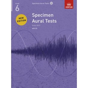 ABRSM Specimen Aural Tests - Grade 6 (2011+) Book/CD