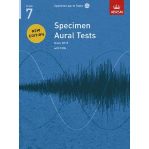 ABRSM Specimen Aural Tests - Grade 7 (2011+) Book/2 CDs