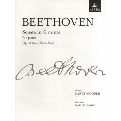 Ludwig Van Beethoven: Sonata In G Minor Op.49 No.1 (Sonata Facile)