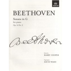 Ludwig Van Beethoven: Sonata In G Op.14 No.2