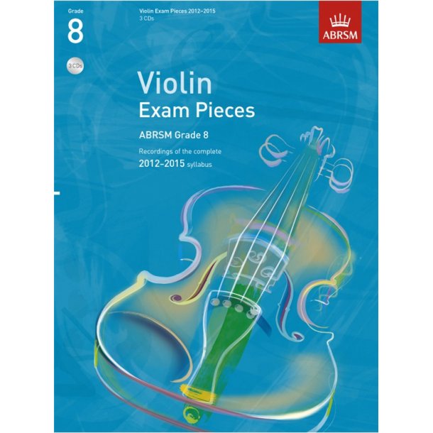 ABRSM: Violin Examination Pieces  - Grade 8 (2012-2015) - 3 CDs