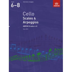 ABRSM: Cello Scales And Arpeggios - Grades 6-8 (From 2012)