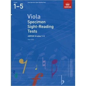 ABRSM: Viola Specimen Sight-Reading Tests - Grades 1-5 (From 2012)