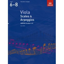 ABRSM: Viola Scales And Arpeggios - Grades 6-8 (From 2012)