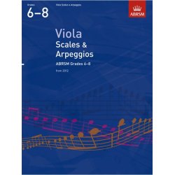 ABRSM: Viola Scales And Arpeggios - Grades 6-8 (From 2012)
