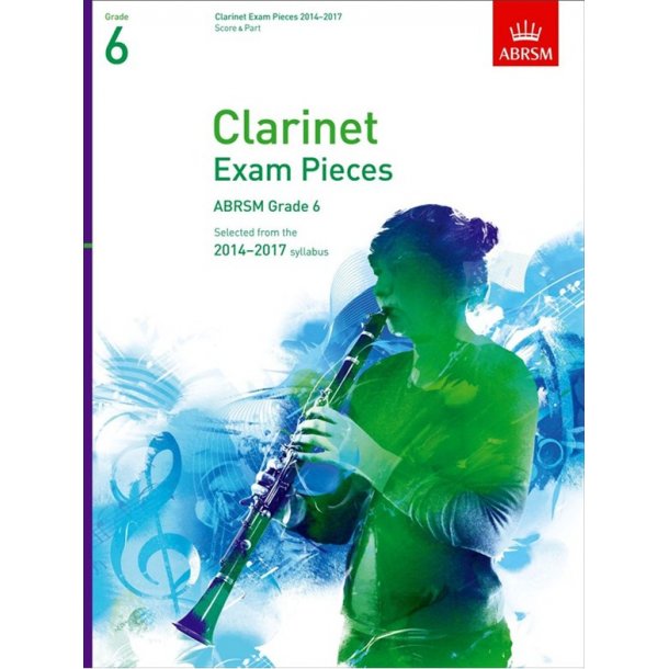 ABRSM Exam Pieces 2014-2017 Grade 6 Clarinet/Piano (Book Only)