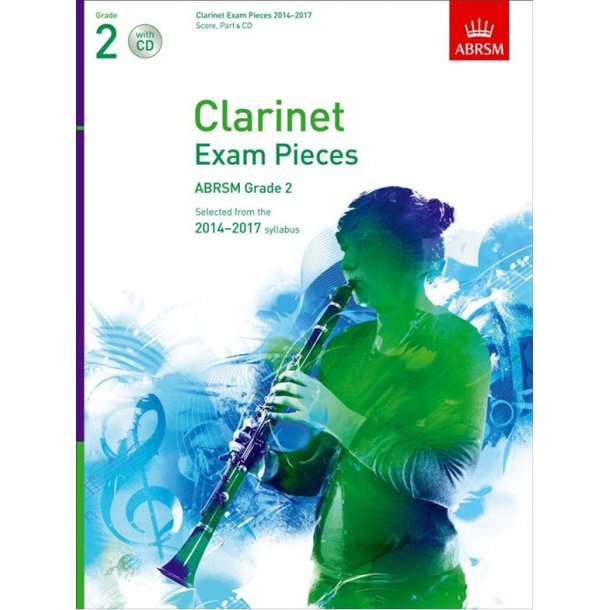ABRSM Exam Pieces 2014-2017 Grade 2 Clarinet/Piano (Book/CD)