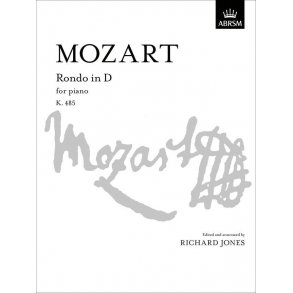 ABRSM MOZART WA RONDO IN D MAJOR K.485 PIANO SOLO BOOK
