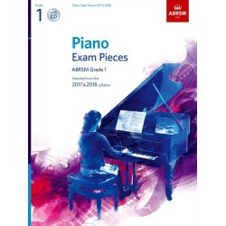 ABRSM Piano Exam Pieces: 2017-2018 (Grade 1) - Book And CD