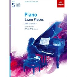 ABRSM Piano Exam Pieces: 2017-2018 (Grade 5) - Book And CD