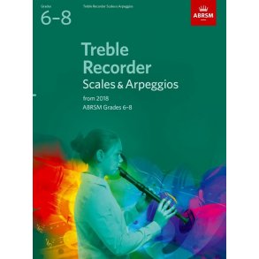 ABRSM: Treble Recorder Scales & Arpeggios, ABRSM Grades 6–8