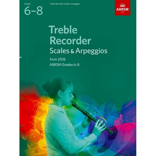 ABRSM: Treble Recorder Scales & Arpeggios, ABRSM Grades 6&ndash;8