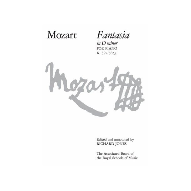 W. A. Mozart: Fantasia In D Minor For Piano K.397/385g