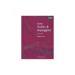 ABRSM Guitar Scales and Arpeggios: From 2009 (Grades 6-8)