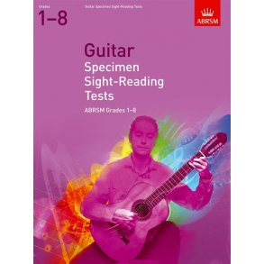 ABRSM Guitar Specimen Sight Reading Tests: From 2009 (Grades 1-8)