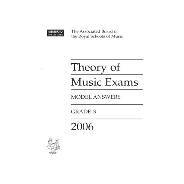 ABRSM Theory Of Music Examinations: Model Answers - Grade 3 (2006)