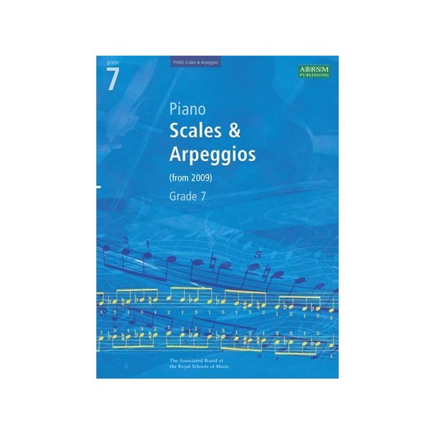 ABRSM Piano Scales and Arpeggios: From 2009 (Grade 7)