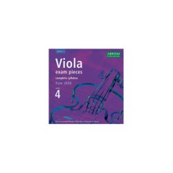 ABRSM Viola Exam Pieces Complete Syllabus From 2008 - Grade 4 (CD)