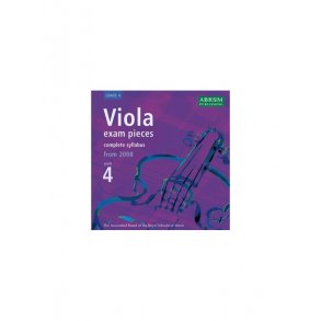 ABRSM Viola Exam Pieces Complete Syllabus From 2008 - Grade 4 (CD)