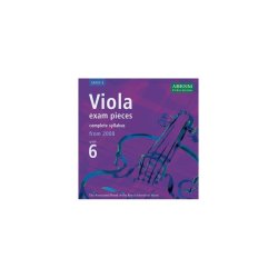 ABRSM Viola Exam Pieces Complete Syllabus From 2008 - Grade 6 (2 CDs)