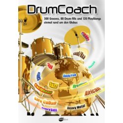 DrumCoach: 300 Grooves, 80 Drum-Fills Und 120 PlayAlongs (German)