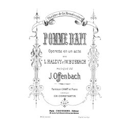 OFFENBACH POMME D'API CHANT ET PIANO
