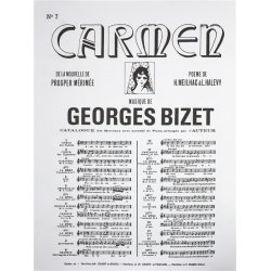 BIZET CARMEN N 7 CHANSON DU TORADOR VOTRE TOAST JE PEUX BARYTON OU B