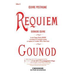 GOUNOD Requiem A 4 voix soli &amp; orgue du chur