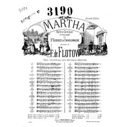 Friedrich von Flotow: Air No.14 (Martha)