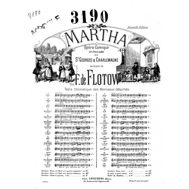 Friedrich von Flotow: Air No.14 (Martha)