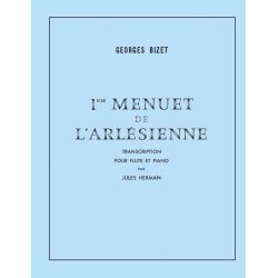 BIZET ARLSIENNE (L') N 1 MENUET FLTE ET PIANO