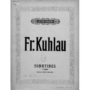 Friedrich Kuhlau: Sonatines Vol.1