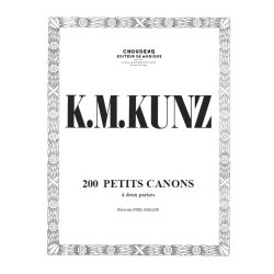 KUNZ 200 PETITS CANONS PIANO