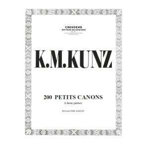 KUNZ 200 PETITS CANONS PIANO