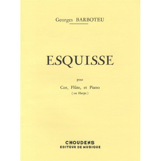 Georges Barboteu: Esquisse (Trio - Mixed)