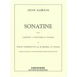 AUBAIN SONATINE CORNET ET PIANO