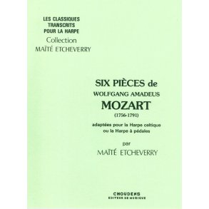 MOZART 6 PICES HARPE CELTIQUE OU HARPE  PDALES