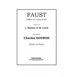 Charles Gounod: Faust - Opéra en cinq actes (Vocal Score)