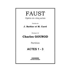 Charles Gounod: Faust - Opra en cinq actes (Full Score)